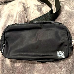 Lululemon Black belt bag